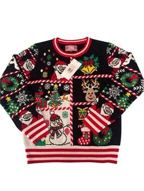 SoCal Look Kids Ugly Christmas Sweater Size 9-10y